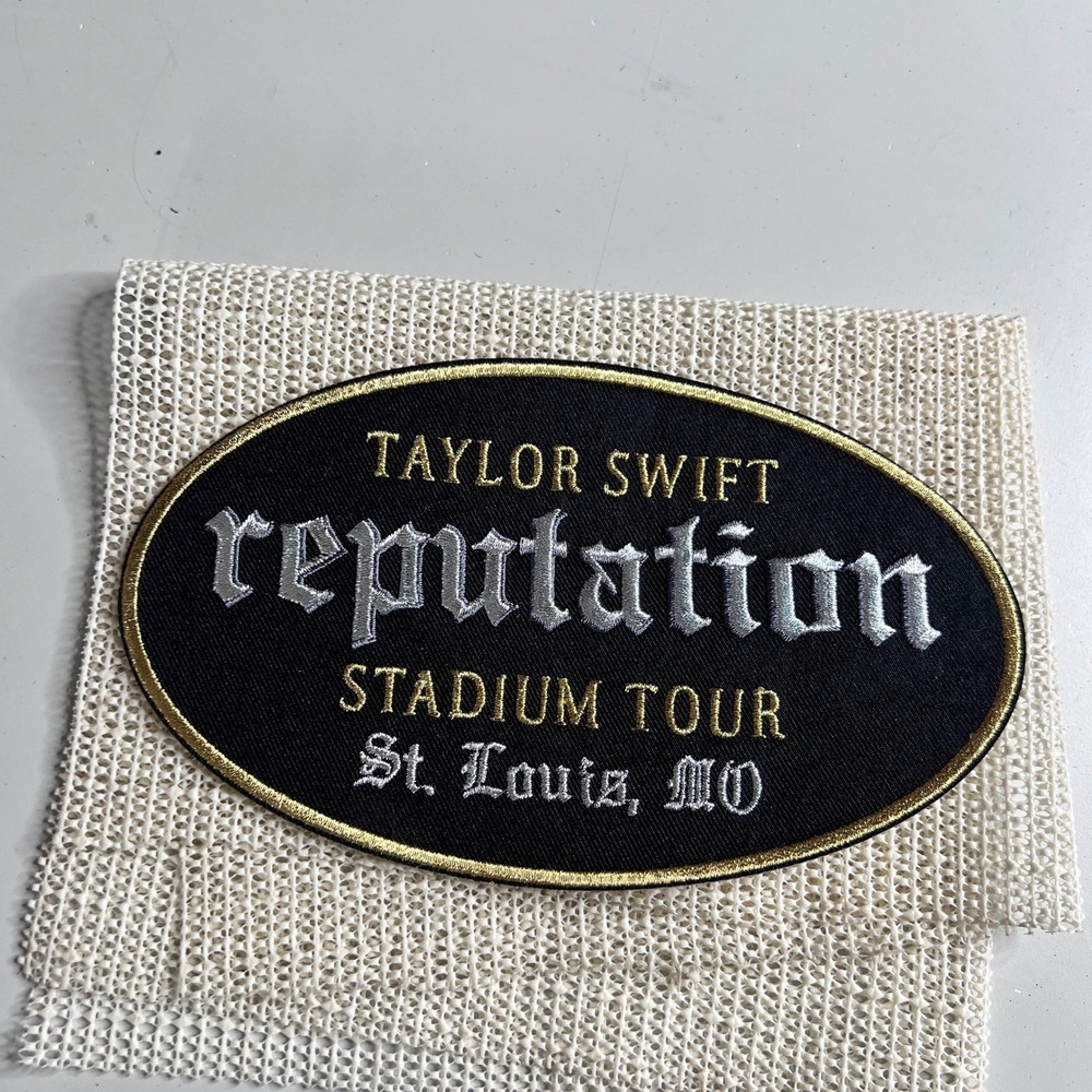 Taylor Swift Reputation Stadium Tour St. Louis MO Patch Embroidered Collectible